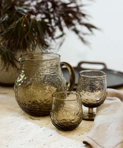 Glassware: French Country - Serena Smoke Tumbler (Set of 2)