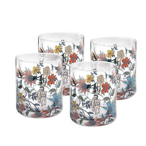 Nel Lusso - Botswana Botanical Set of 4 Glasses