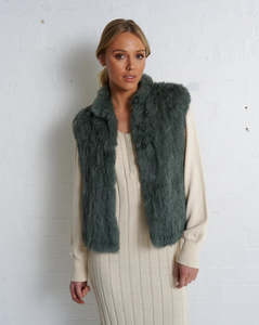 Lady Lux: Lady Lux - Neve Vest (Sage)