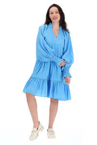 Charlo By Augustine: Charlo - Georgie Dress (Blue)