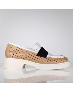 New Fashion 2: Minx - Calypso (White Ink Tan Wax)