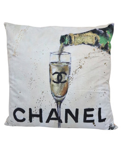 Cushions: Le Forge - Art Cushion Velvet Chanel