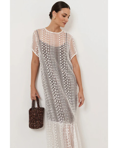 Adorne - Rio Lace Maxi Dress (White)