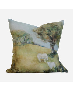 CC Interior - Cornwall Park Linen Cushion Cover and feather inner  (50 X 50cm)