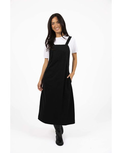 Humidity - T-Shirt Pinafore (Chocolate)