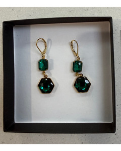Ghost & Lola - Emerald Love Earrings