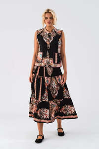 Lolly's Laundry - Morning Midi Skirt (Flower Print)