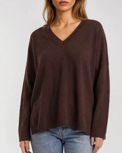 Alete Threads - Always V Neck (Dark Chocolate)