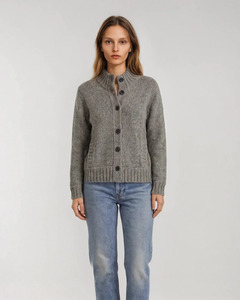 Alete Threads - Isabella Polo Jacket (Grey Coat)