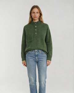 Knitwear: Alete Threads - Grandpas Sweater (Khaki Green)