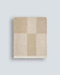 Throw: Baya - Winton Throw 130 x 170cm (Neutral)