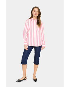 Saint Tropez - Lieke Shirt (Fruit Dove Ice Stripe Pink)