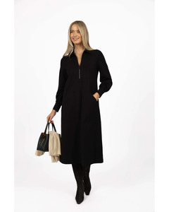 Humidity: Humidity - Dune Midi Dress (Black)