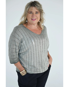 Twinkle Knit Silver (OS)