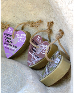 Provence - Aleppo heart soap 150g rope (Jasmine)
