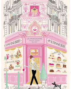 Home Decor: Provence - Tea towel Patisserie (48x72cm)