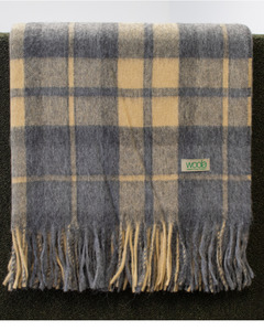 Throw: Woola - Alpaca Merino Wool Throw (Heritage Misty)