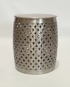 Home Decor: Le Forge - Aluminium Cutwork Table 40x48cm (Champagne)