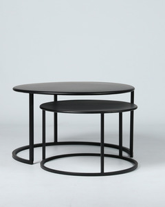Home Decor: Le Forge - Trang Coffee Table Nest (Black)