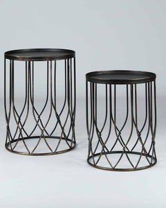 Home Decor: Le Forge - Chang Tables Set of 2 (Burnt Gold)