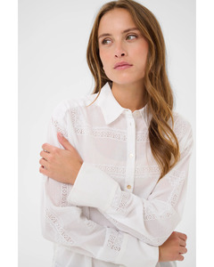 Blouses: Saint Tropez - Olicia Shirt (Bright White)