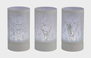 Scentchips: LED Warmer Lamp | Cow Skulls - White