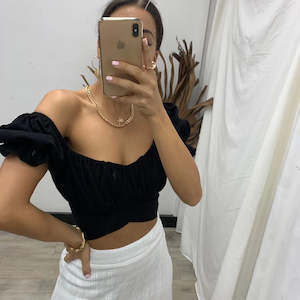 Festival Inspired: Layla Top - Black