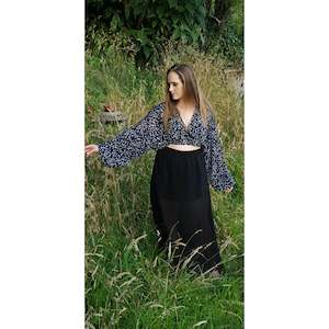 Festival Inspired: Backstage Top - Navy