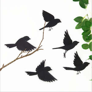 Crystal Ashley: Sparrows in flight (5) | Wall Art