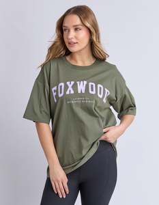 Summer Collection: Interval Tee / Khaki / Lilac | Foxwood