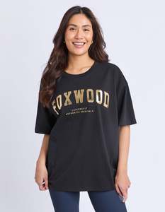Summer Collection: Interval Tee / Black/ Gold | Foxwood