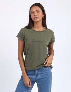 Summer Collection: Signature Tee / Khaki | Foxwood