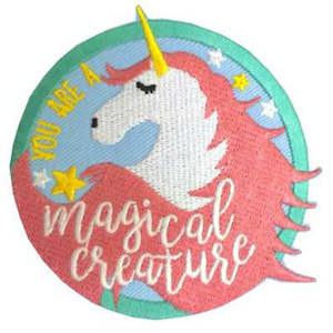 Unicorns Fairys Mermaids: You area magical creature patch