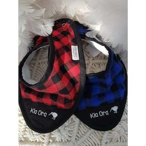 Dinosaurs Tractors Farms Trucks And Diggers: Bush Shirt Dribble Bib | Blue - Kia Ora