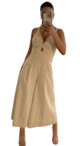 Race Day Dresses: Solace Jumpsuit | Beige