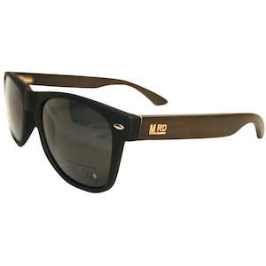 Suncare: Wooden Sunnies - Black w/Dark Brown Arms | Moana Rd