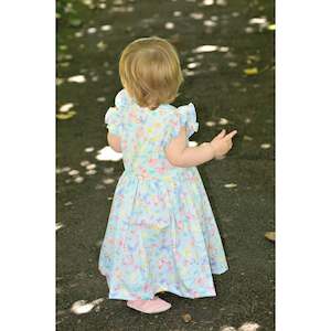 Kode Kids 1: Fly on by Dress Teal w/ butterflies