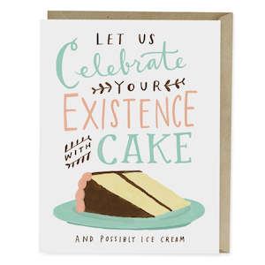 4 00 Specials: CARD - CELEBRATE WITH CAKE BIRTHDAY