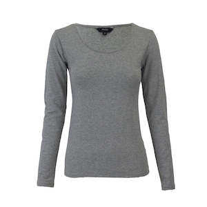 10 00 Specials: Long  Sleeve Top - Grey
