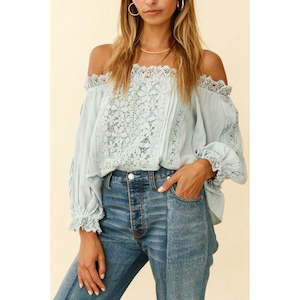 Daisy Top | Steel Blue