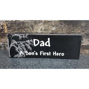 20 00 Specials: Dad - A Sons First Hero 4" x 12"