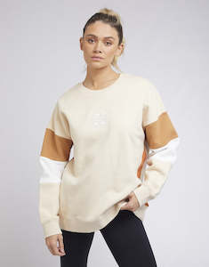 Crews: Carter Blocked Crew - Natural | All About Eve