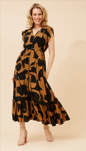 Best Selling: Celeste Maxi Dress / Toffee