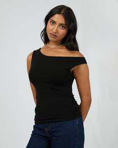 Best Selling: Kylie Off Shoulder Top / Black | All About Eve