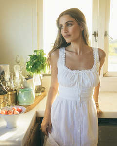 All About Eve: Dusty Mini Dress / White | All About Eve