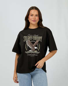 Airborne Tee / Washed Black | Silent Theory