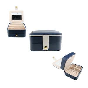 Travel Jewellery Box Blue