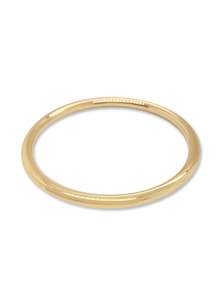 Traditional 4mm Golf Bangle Gold Plated