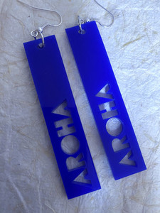 Products: Custom Large Drop Earrings Kohu Design