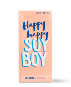 Nicedrinks: Happy Happy Soy Boy Milk 1L Unit - Each